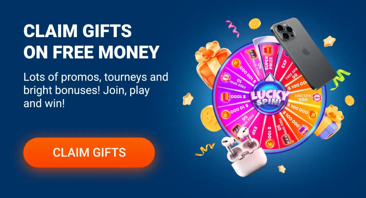 Mostbet Free Money çarxı və hədiyyə illüstrasiyası